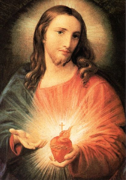 作者不詳 イエスのみ心「